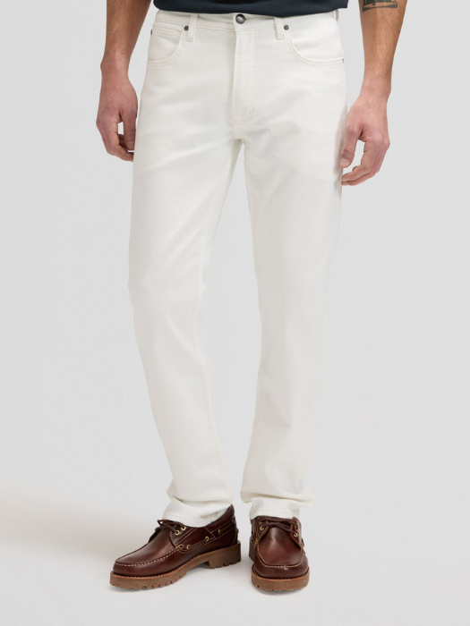Lee Мужские Джинсы Белые DAREN Regular Straight [2]