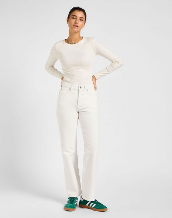 Lee Blugi Relaxed Straight White Femei [5]