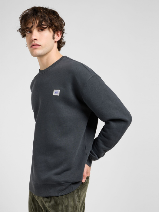 Lee Bluza Gri Inchis Relaxed Barbati [2]