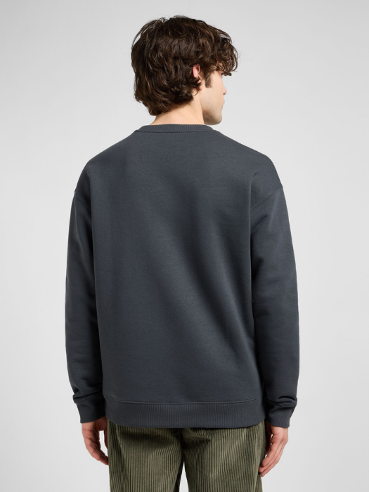 Lee Bluza Gri Inchis Relaxed Barbati [4]