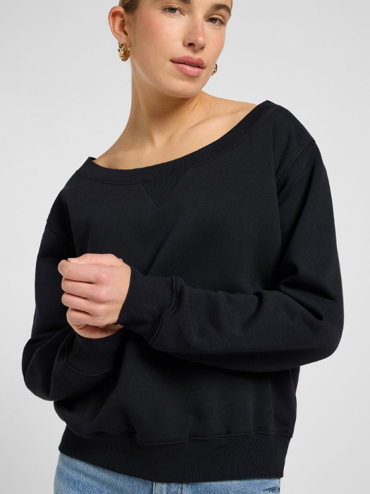 Lee Bluza Neagra Regular Femei [3]