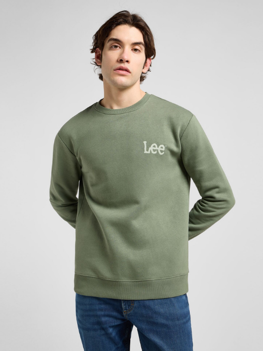 Lee Свитшот Olive Regular [2]