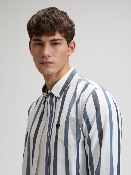 Lee Мужская Рубашка Белая Regular [2]