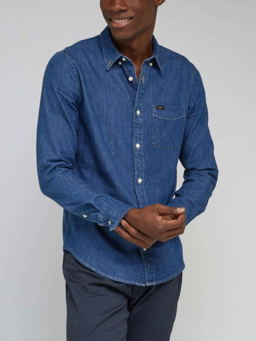 Lee Camasa Albastra Regular Barbati [2]