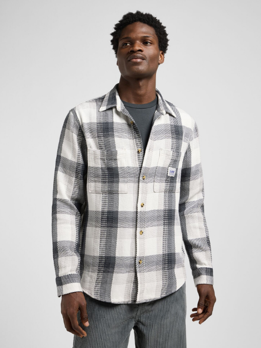 Lee Camasa Gri Inchis Relaxed Barbati [1]