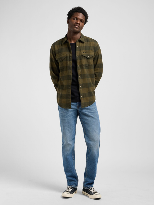 Lee Camasa Haki Regular Barbati [2]