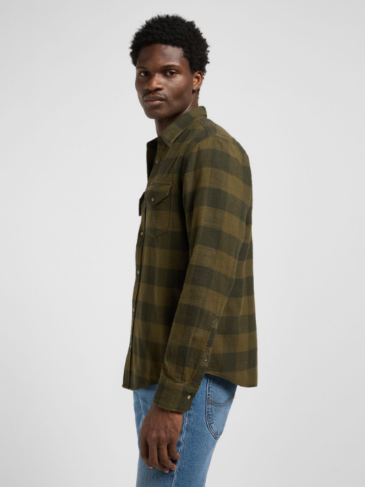 Lee Camasa Haki Regular Barbati [3]