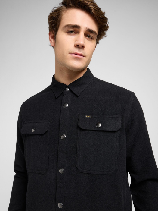 Lee Camasa Neagra Relaxed Barbati [5]