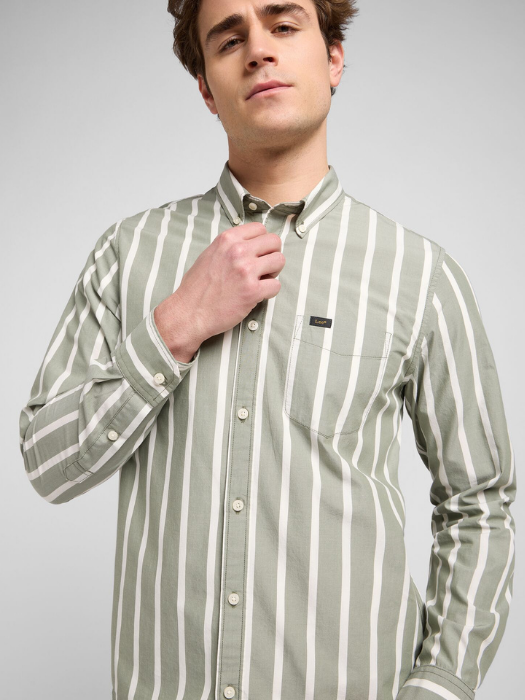 Lee Camasa Verde Masliniu Regular Barbati [4]