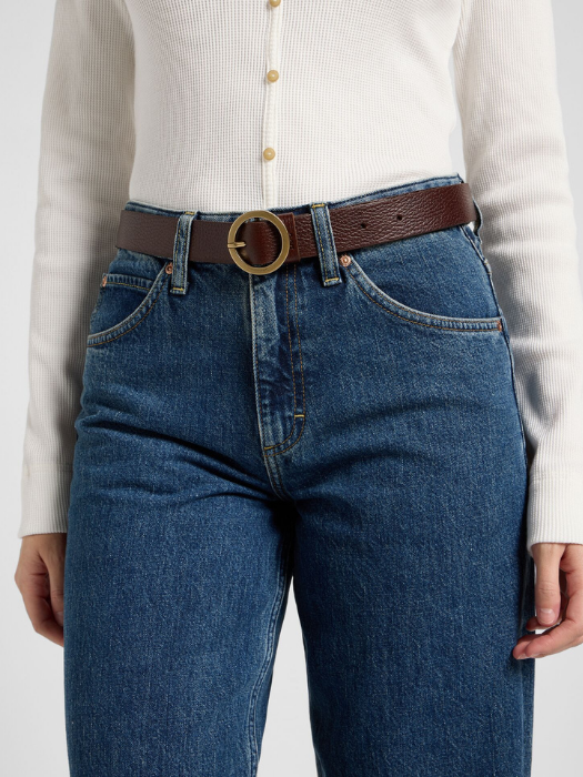 Lee Женский Ремень Темно-Коричневый  [2]