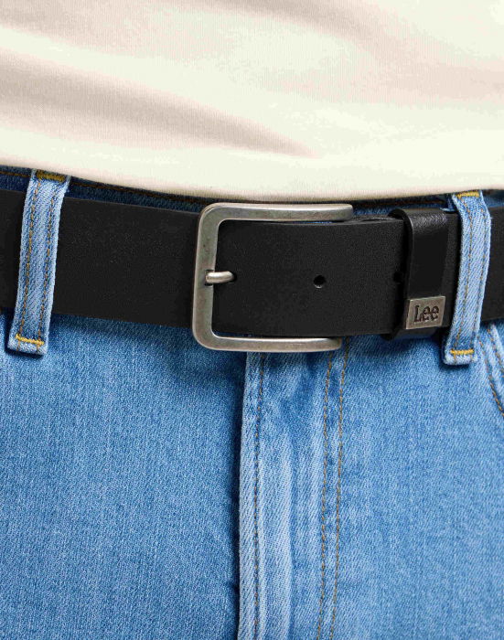 Lee Мужской Ремень Чёрный  [3]