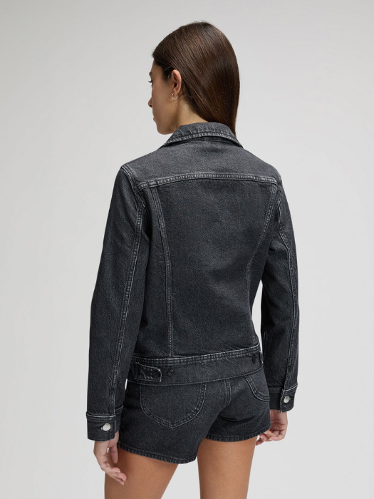 Lee Женская Куртка Тёмная Серая Regular [5]