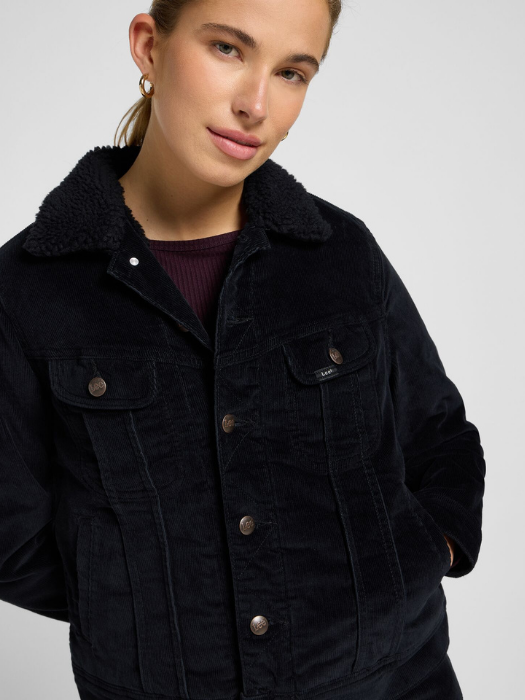 Lee Куртка Negru Regular [4]