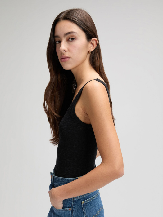 Lee Женская Майка Чёрная Slim [4]