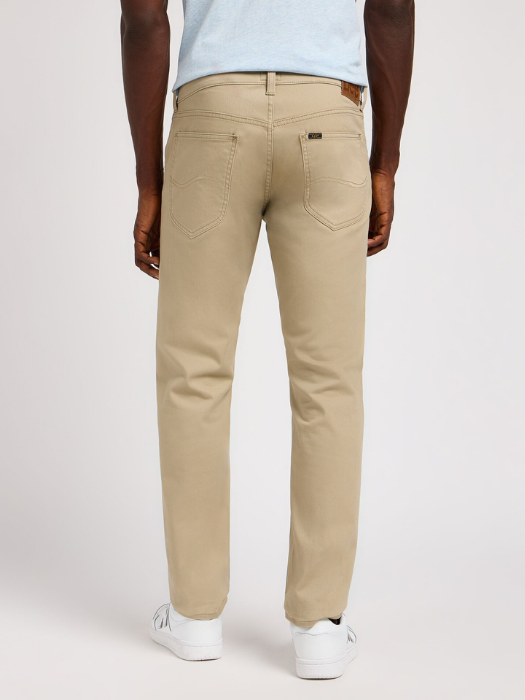 Lee Pantaloni Bej Regular Straight Barbati [4]