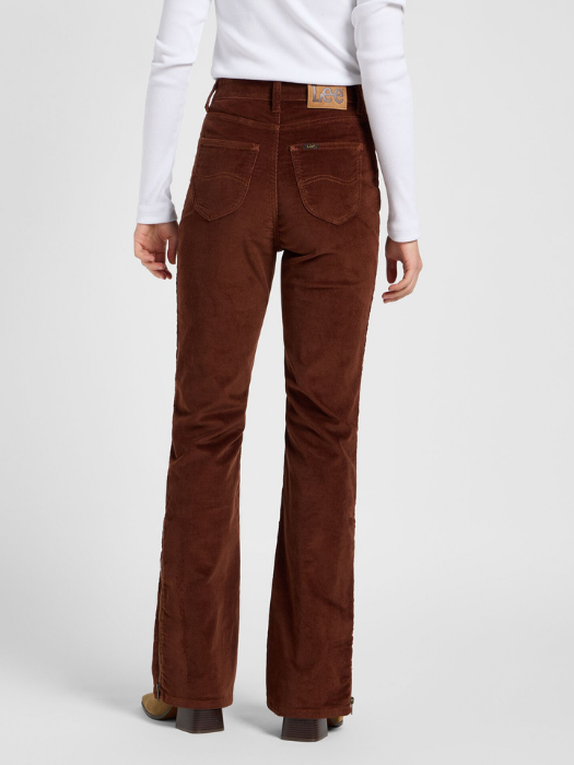 Lee Pantaloni Maro Bootcut Femei [5]