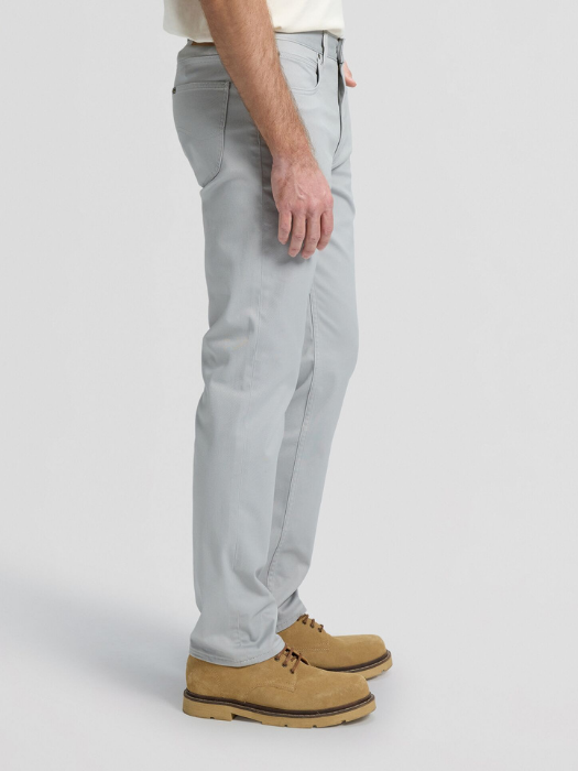 Lee Мужские Брюки Светло-Серые Regular Straight [3]