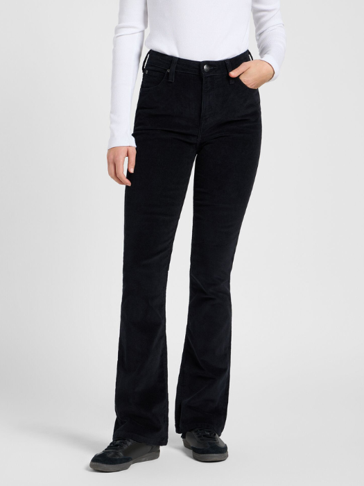 Lee Pantaloni Negri Bootcut Femei [2]