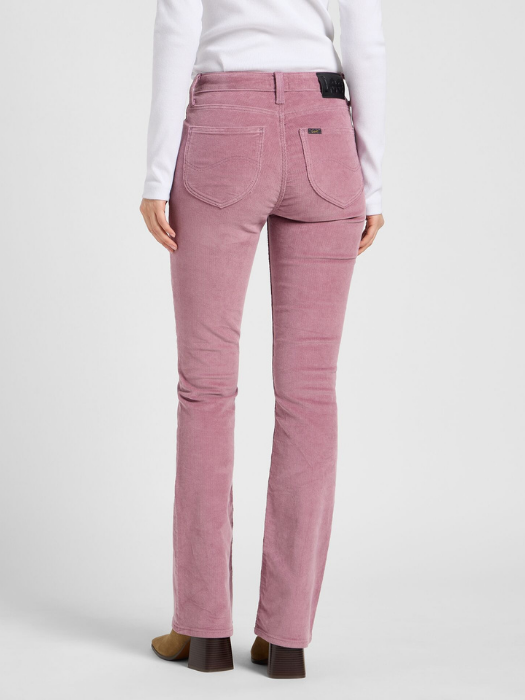 Lee Pantaloni Roz Deschis Bootcut Femei [4]