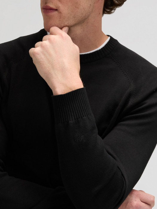 Lee Pulover Negru Regular Barbati [2]