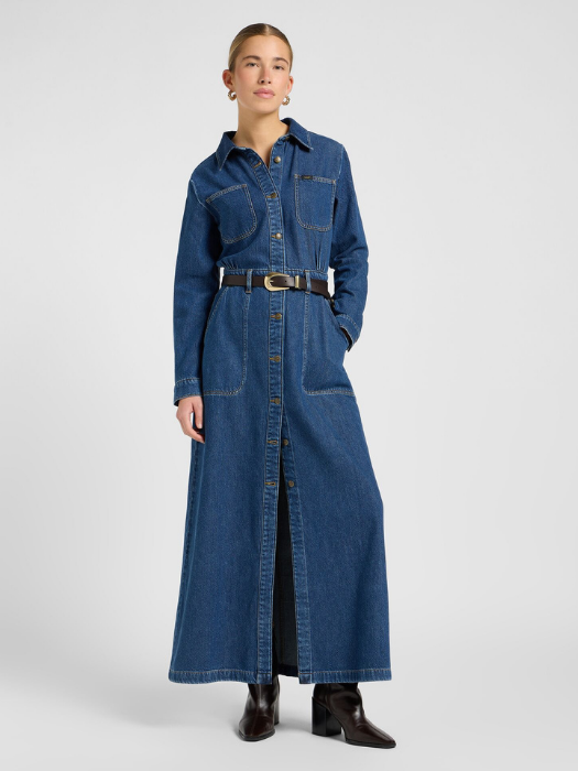 Lee Платье Blue Regular [1]