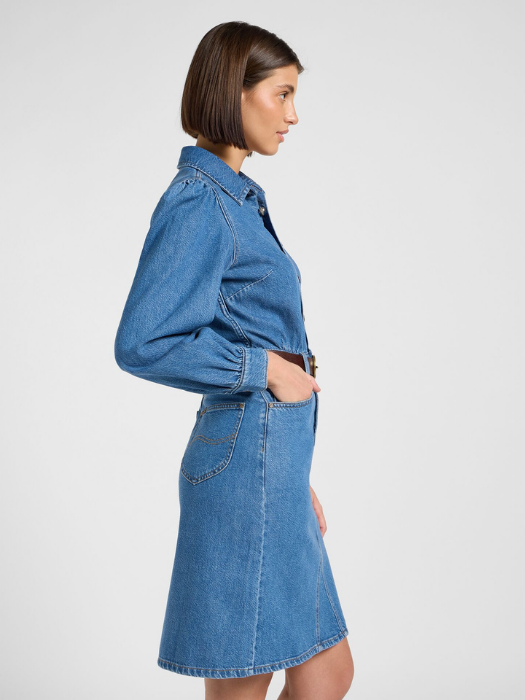 Lee Женское Платье синее Regular [3]