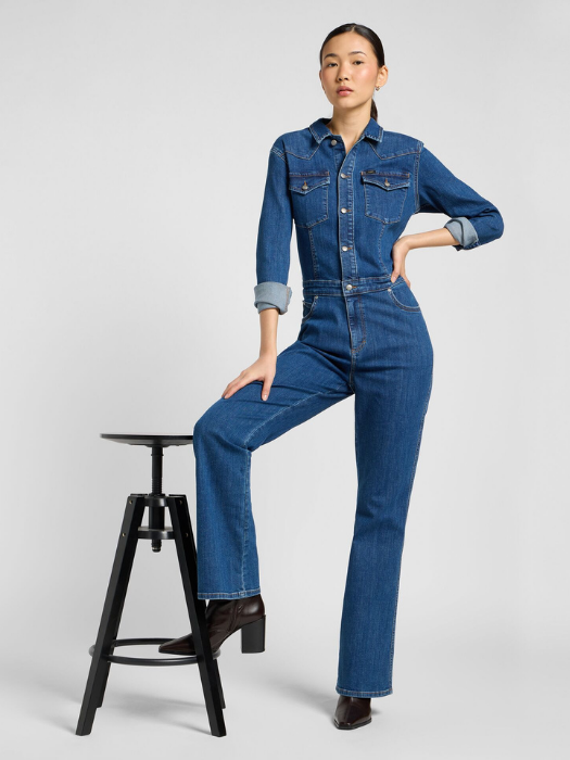 Lee Salopeta-Pantaloni Navy Slim Femei [4]