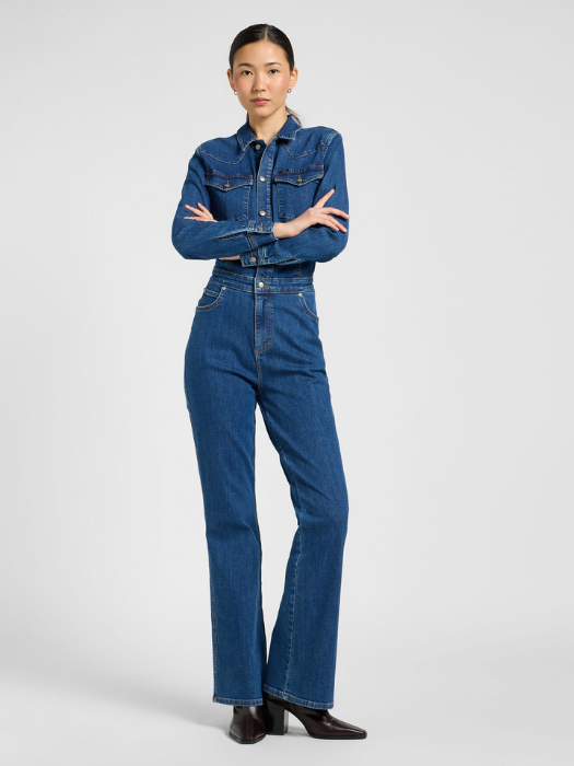 Lee Salopeta-Pantaloni Navy Slim Femei [3]