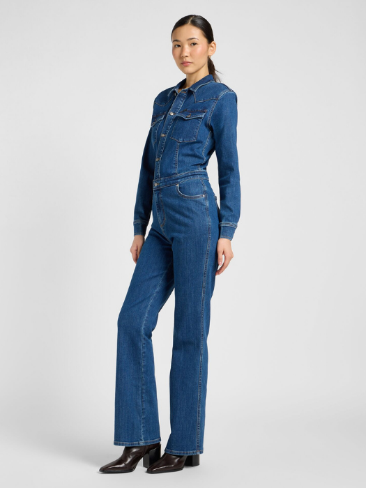 Lee Salopeta-Pantaloni Navy Slim Femei [2]