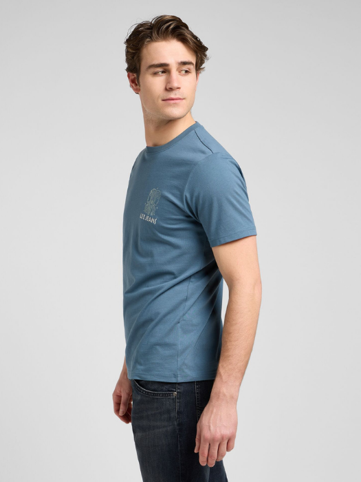 Lee Футболка Blue Regular [3]