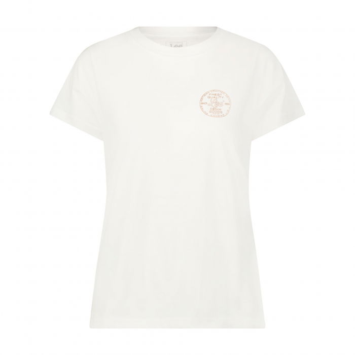 Lee Женская Футболка Ecru Regular [6]