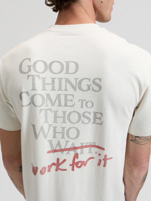 Lee Мужская Футболка Ecru Relaxed [4]