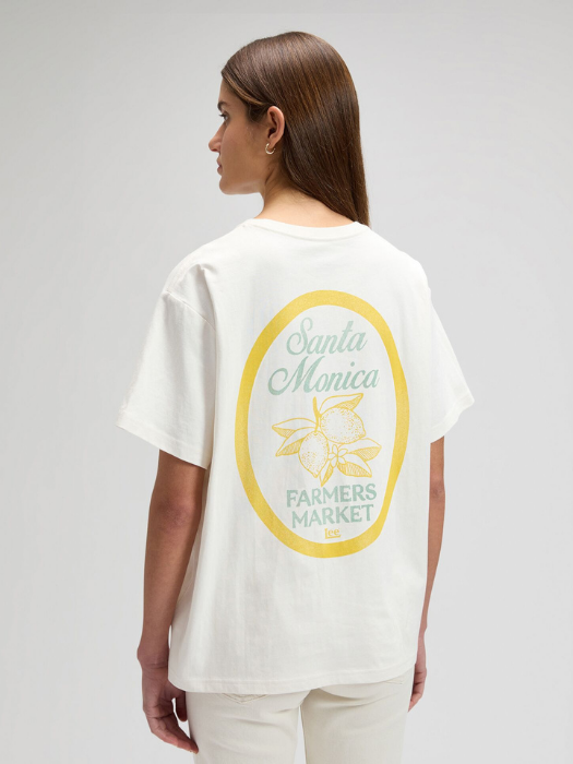 Lee Tricou Crem Relaxed Femei [4]