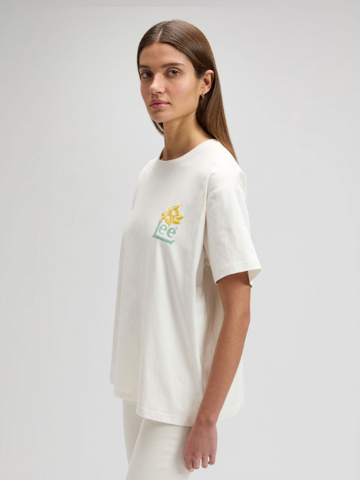 Lee Tricou Crem Relaxed Femei [3]