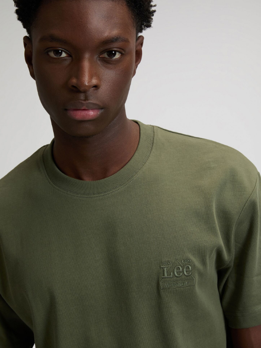 Lee Tricou Haki Relaxed Barbati [2]