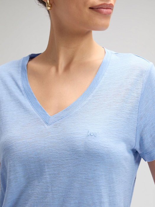 Lee Tricou Albastru Regular Femei [2]