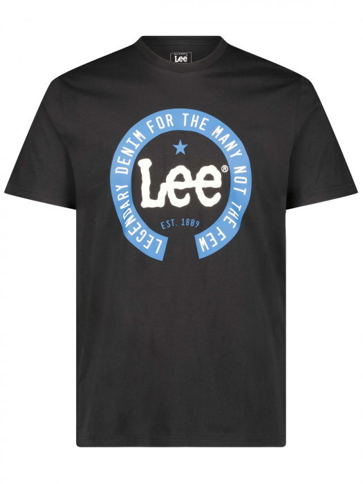 Lee Мужская Футболка Чёрная Regular [6]