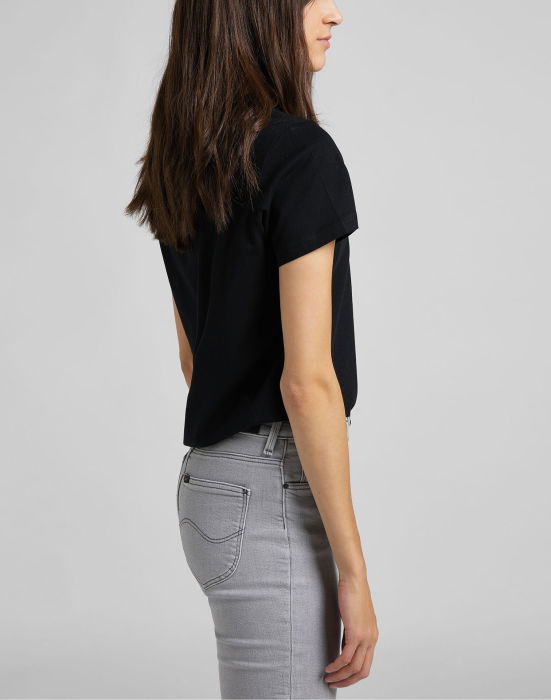 Lee Женская Футболка Чёрная Regular [3]