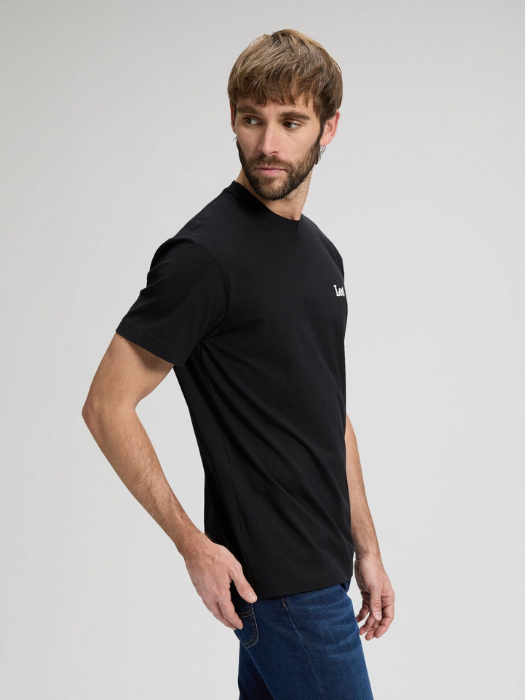 Lee Мужская Футболка Чёрная Relaxed [3]