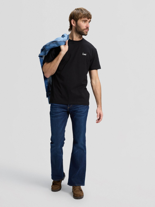 Lee Мужская Футболка Чёрная Relaxed [5]