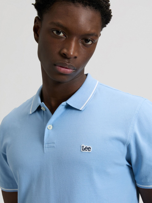Lee Tricou Polo Mavi Regular Barbati [2]