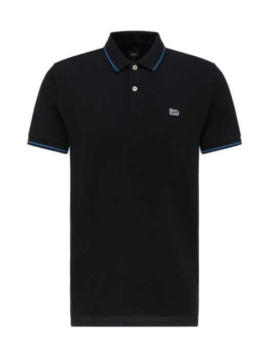 Lee Мужская Футболка-Поло Чёрная Regular [6]