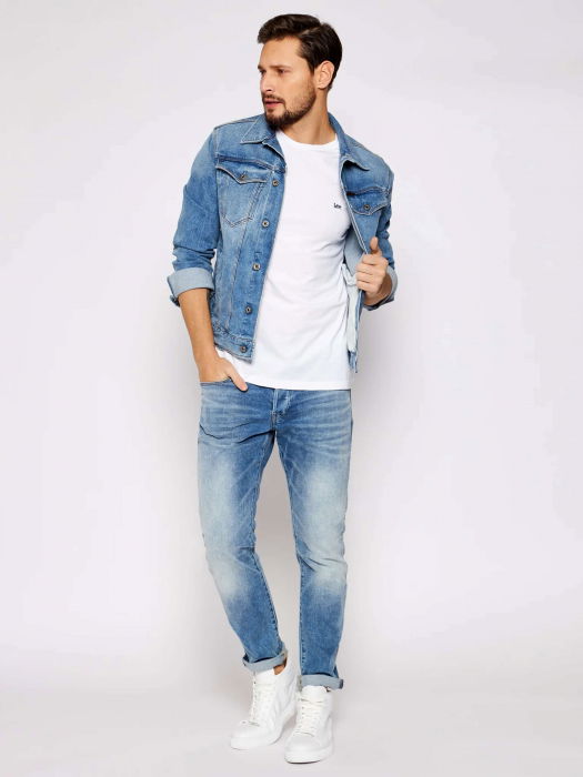 Lee Tricou Alb Regular Barbati [4]