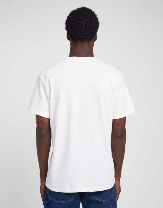 Lee Мужская Футболка Белая Relaxed [2]