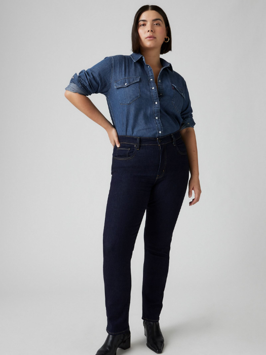 Levi's Женские Джинсы Индиго 724 Straight [7]