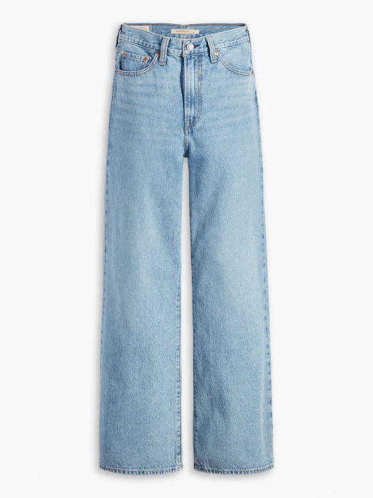 Levi's Blugi Albastri Deschisi Ribcage Wide Leg Wide Leg Femei [5]