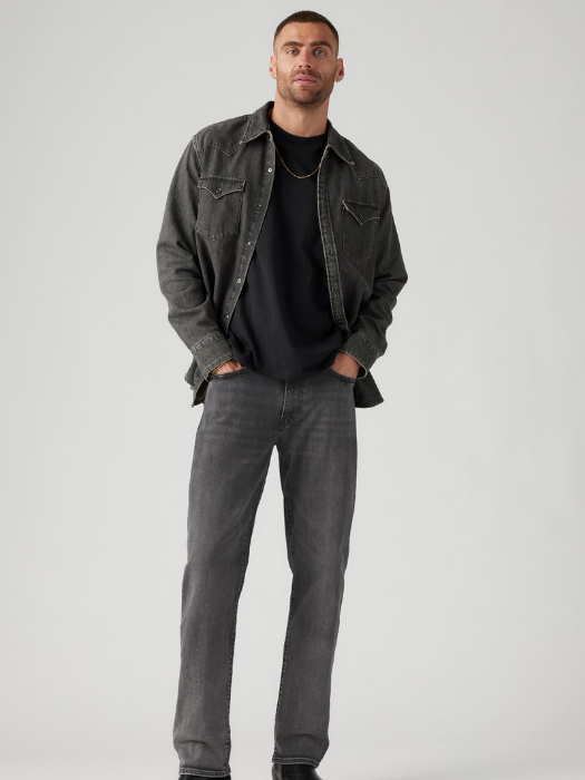 Levi's Мужские Джинсы Тёмные Серые 514 Straight [3]