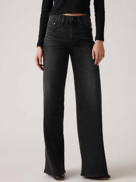 Levi's Женские Джинсы Тёмные Серые 728 Wide Leg [5]