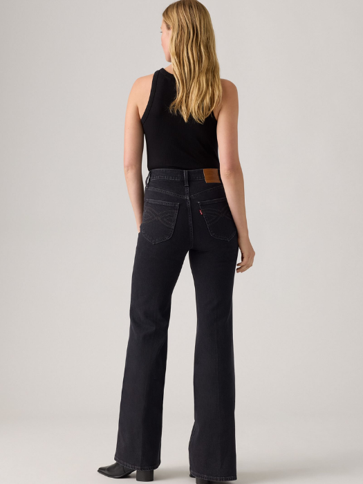 Levi's Blugi Gri Inchis RIBCAGE BELL Flare Femei [3]