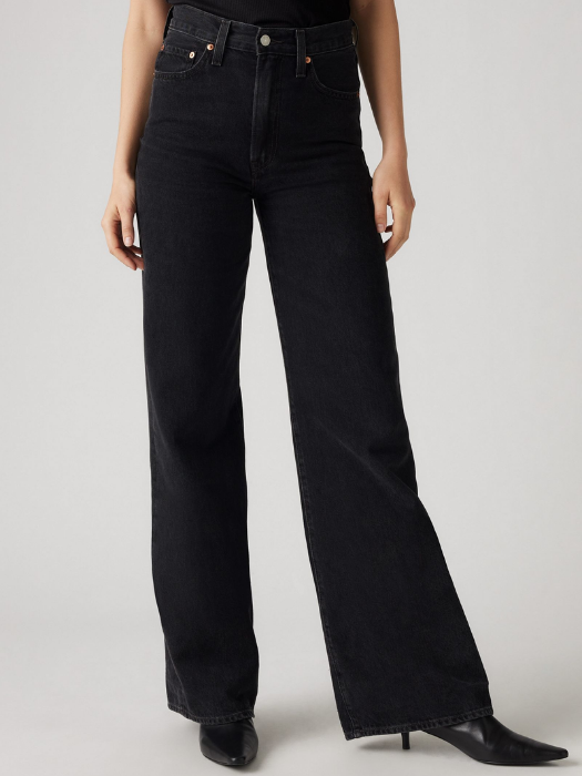 Levi's Женские Джинсы Тёмные Серые Ribcage Wide Leg Ribcage [5]